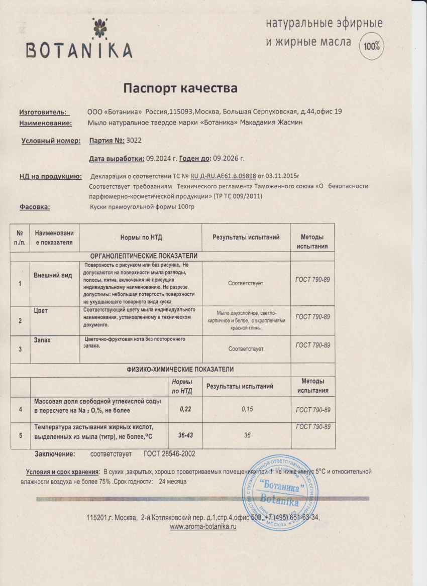 Паспорт №092024